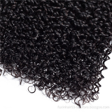 100% Vendor Virgin Curly Hair Bundles with Closure Burmese Raw Hair